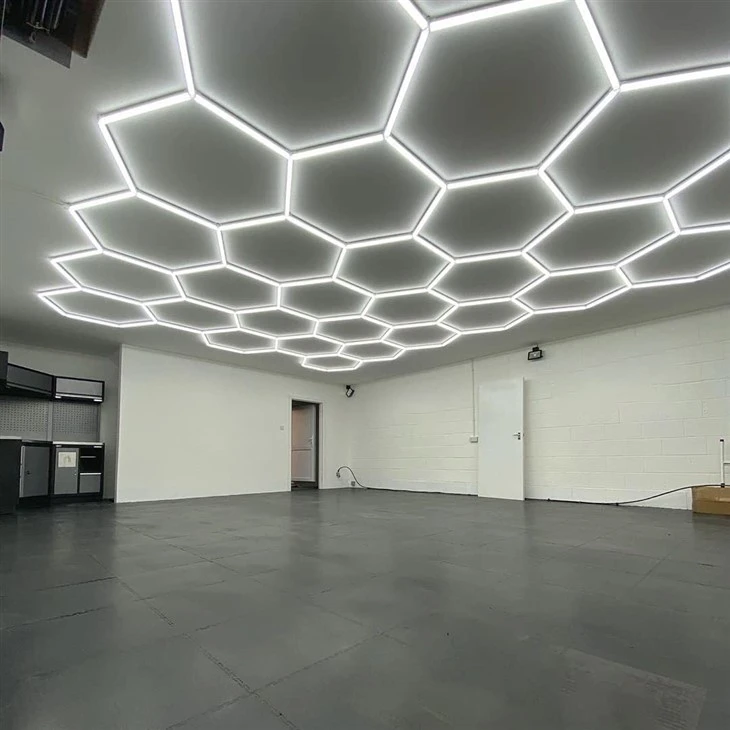 Hexagonal Garage Lights